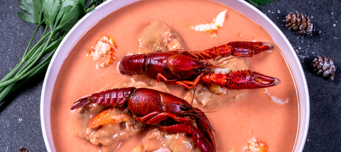 Traiteur festive sauté de poulet aux écrevisses