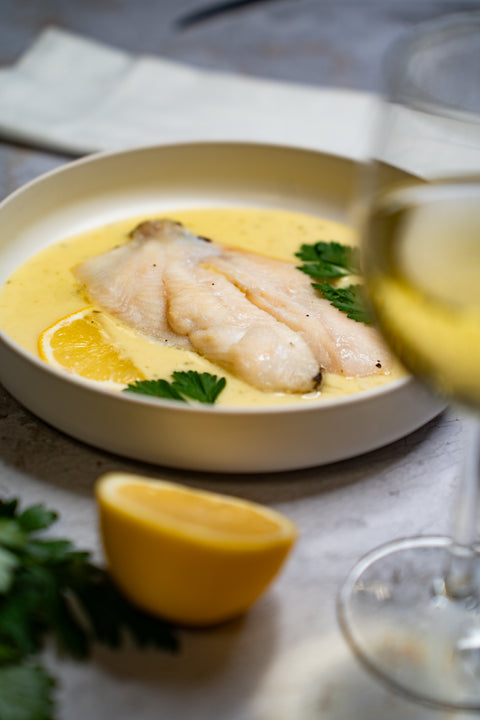 Filet de Saint Pierre sauce citronnée