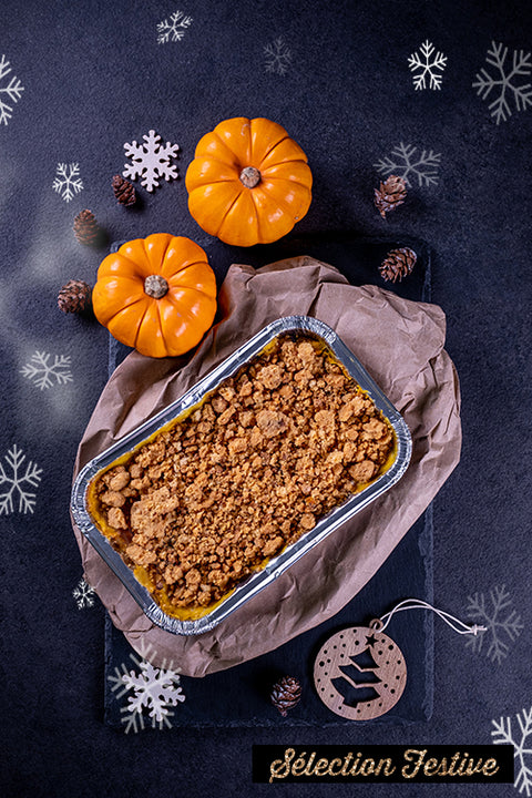 Gratin de Butternut et son Crumble Noisettes Parmesan