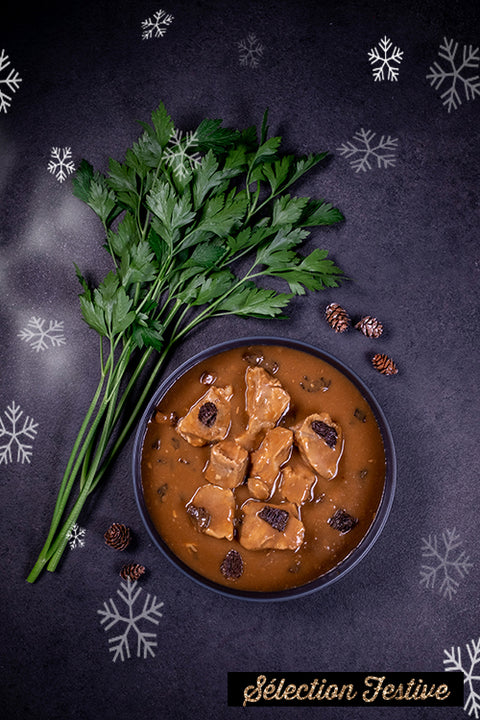 Mijoté de Veau Sauce Aux Morilles