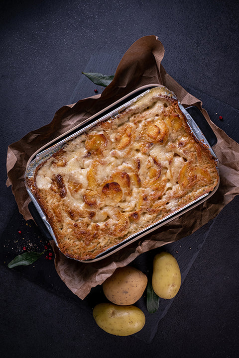 Gratin Dauphinois à la crème et au sel de Guérande